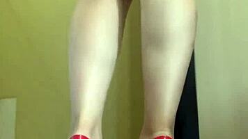 i watch ritafox dance in sexy cloths and heals for me, she's so horny