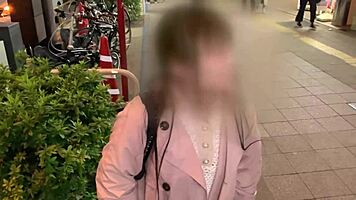 Cute Japanese girl rides and gets creampie in homemade amateur sex, reaching orgasm as a slut.