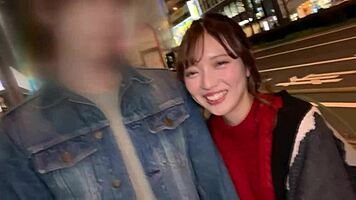 Cute Japanese girl rides and gets creampie in homemade amateur sex, reaching orgasm as a slut.