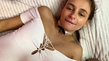 Teen gets fucked in anal with cumshot and creampie while bent over