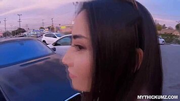 I told the Asian American teen babe to go on blowjob mission.