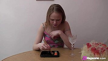 Bianca Looks Stunning While Eating Sushi, But Her Redhead Heat Steals the Show