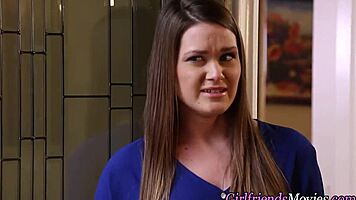 Busty lesbian fingers.