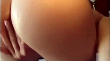 The teen couple starts with foreplay and moves to intense sex on the bed