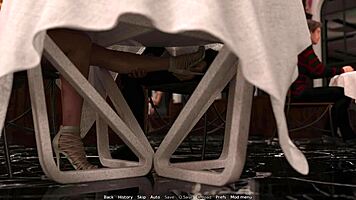 wife and stepmother awam 11 dominate dinner with bennett in 3d