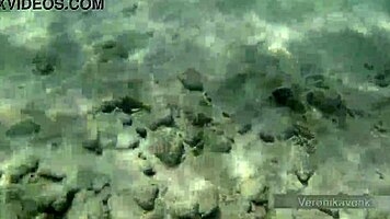 Public Exhibitionist German Teen 18+ VeronikaVonk Shows Big Boobs by Sea!