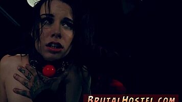 Female agent domination and rough anal gang with Aidra Fox