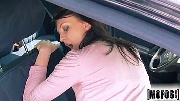 Belle Claire, stranded teen, ready for hardcore action?