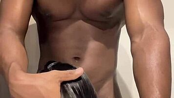 a quickie in the bathroom while my friends are in the living room -amateur couple- nysdel