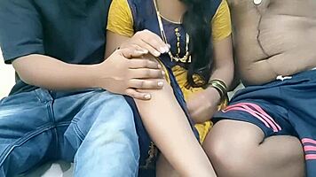 Wow, my village wife got drilled by her ex right in front of hubby!