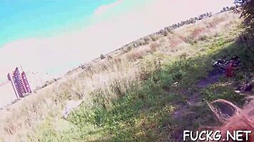 Young teen 18+ picked up and fucked hard in the car.