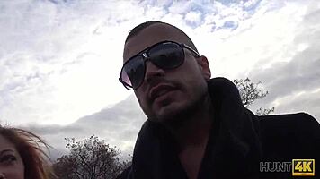 Jenifer Red Seduces a Stranger for Cash in Public Pickup. My Heart Races Watching This!