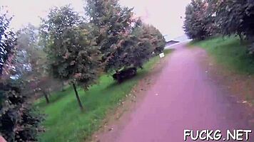 Young teen 18+ picked up and fucked hard in the car.