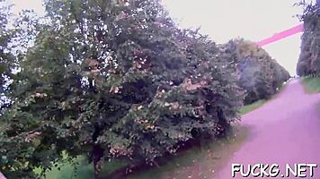 Young teen 18+ picked up and fucked hard in the car.