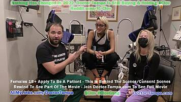 Channy Crossfire Feels Humiliated During Sophomore Gyno Exam With Nurse Stach Shepard