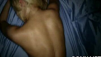 Marina Angel gives a POV blowjob to a teen 18+