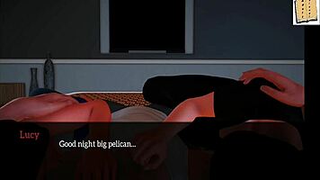 in my new family 181, the redhead teen 18+ plays games and has erotic sex with big tits