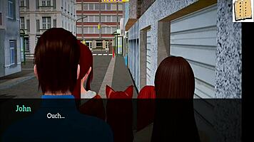 in my new family 181, the redhead teen 18+ plays games and has erotic sex with big tits