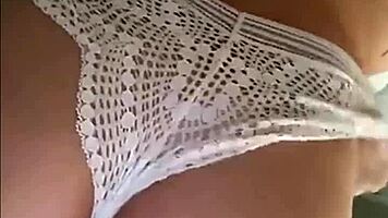 blonde teen, why are you using that transparent dildo in your ass?