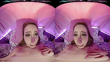 vrallure in her pillow palace with toys 😍