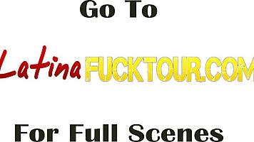 I love how my long cock drills this teen 18+ latina's shaved pussy in doggystyle, bent over and moaning