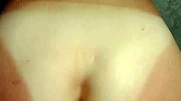 Hot brunette rides cock hard. Gets tight ass creampied close-up!