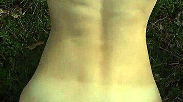 Perfect Body Girl Gets Anal Creampie and Cum on Ass in Public Outdoor Doggy POV