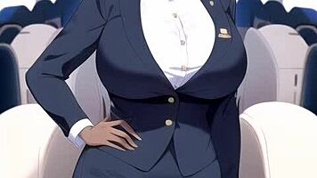 Flight Attendant AI Hentai Compilation in Stunning 3D Action