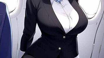 Flight Attendant AI Hentai Compilation in Stunning 3D Action