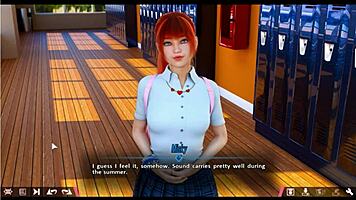 Teen experiments with anal, girlfriend with perfect tits and ass joins in.