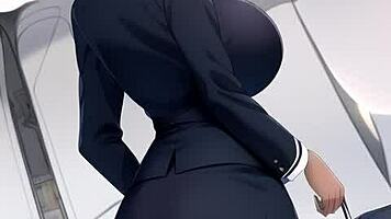 Flight Attendant AI Hentai Compilation in Stunning 3D Action