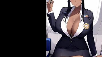 Flight Attendant AI Hentai Compilation in Stunning 3D Action