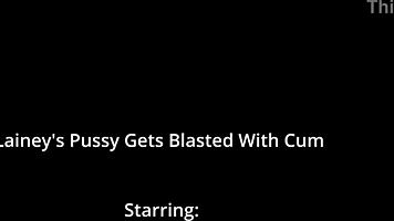 laineys pussy gets blasted with cum by doctor tampa. man, blastabitchcom got me shook...