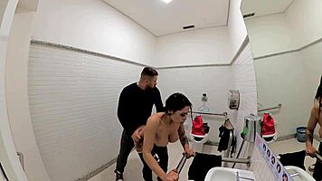 jade cosplay in bathroom halloween