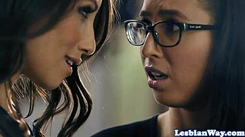 Spex: 'Is this lesbian teen scissoring that gorgeous milf?'