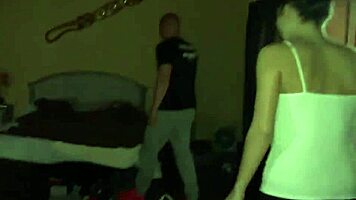 After jet lag on holiday, this couple fucks hard – do you want to see her shaved pussy licked and blowjob?