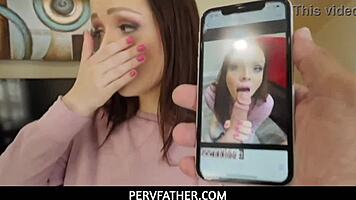 Stepdad Teaches Stepdaughter Finances with Blowjob POV - Aliya Brynn