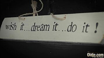 licking his fat cock all over to swallow the cumshot