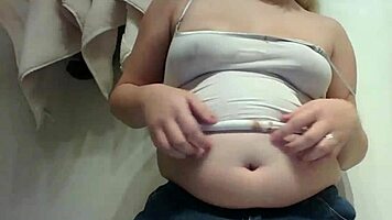 Chubby Teen Indulges In Messy Chocolate Fetish