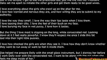 Fetish Mormon Lesbian Teen Dildo Lessons