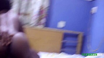 She loves my black long cock creampie