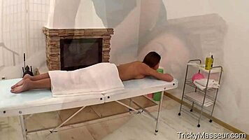 Sporty Babe Linda Star Feels Intense Emotions During Oiled Massage With Masseur