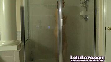 My Virgin Shower Breaking It In While You Watch