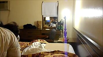 Ebony Teen Bent Over In Hotel!