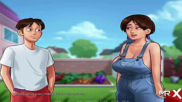 Summertime Saga - Exhausted Teen Giving Her Milk In Hentai.