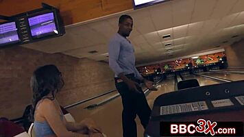 Two barely legal euro sluts handle big black cocks like champs