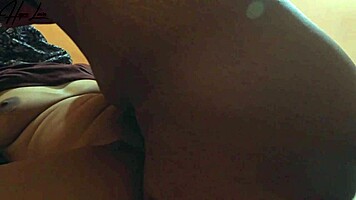 Why is my horny cousin showing off her juicy pussy on the bed?