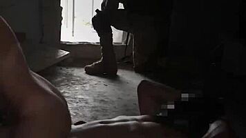 Milf shouts, 'Eat my pussy!' in threesome