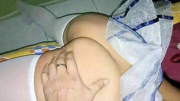 Neighbor Takes Advantage, Fucks Babysitter's Ass Hard When Alone