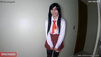 Blue Eyed College Virgin Japanese Student Debuts in Hardcore Sex Scene